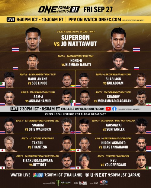 One Friday Fights 81