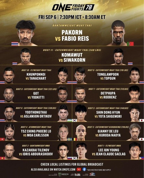 One Friday Fights 78