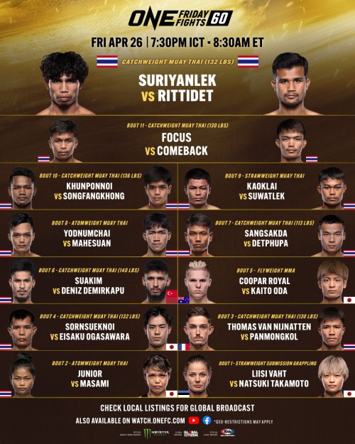 One Friday Fights 60