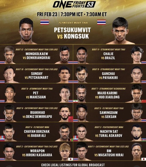 One Friday Fights 53