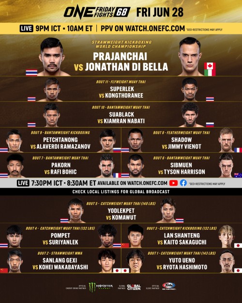 One Friday Fights 68