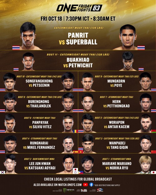 One Friday Fights 83