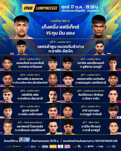 One Friday Fights 129