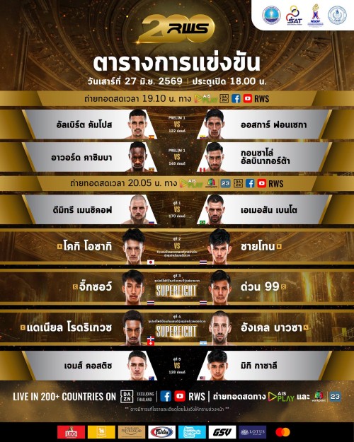 Rajadamnern World Series 200