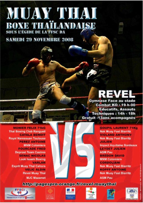 Gala de Muaythai de Revel