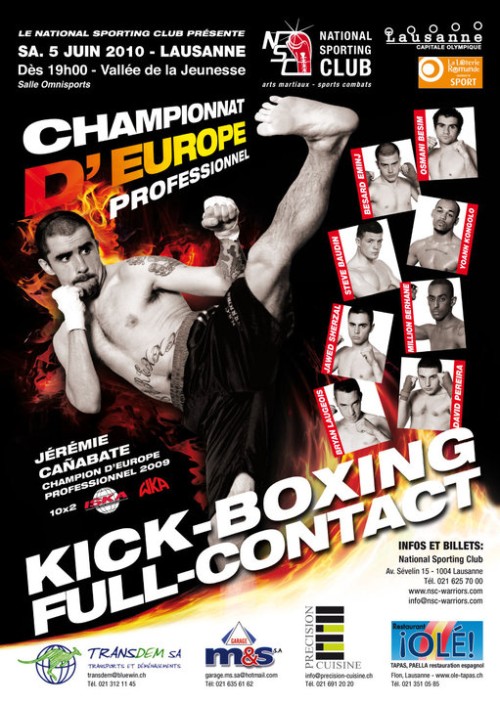 Championnat d'europe de Kick-boxing