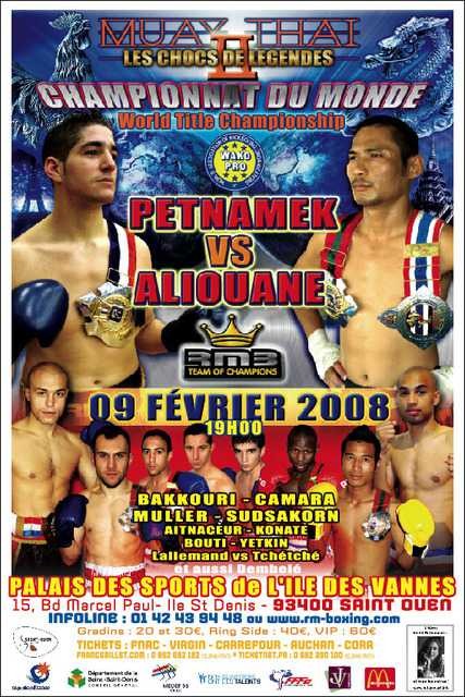 Les chocs de Légendes II : Petnamek VS Aliouane