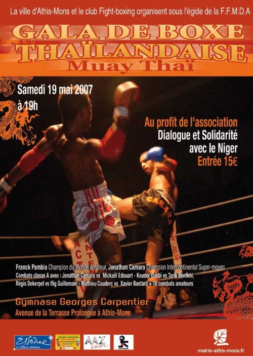 Muaythai solidarité avec le Niger