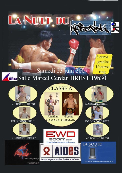 Gala de Brest - La nuit du K.O Boxing