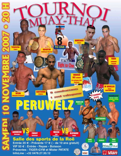 Tournoi Eight to One à Peruwelz