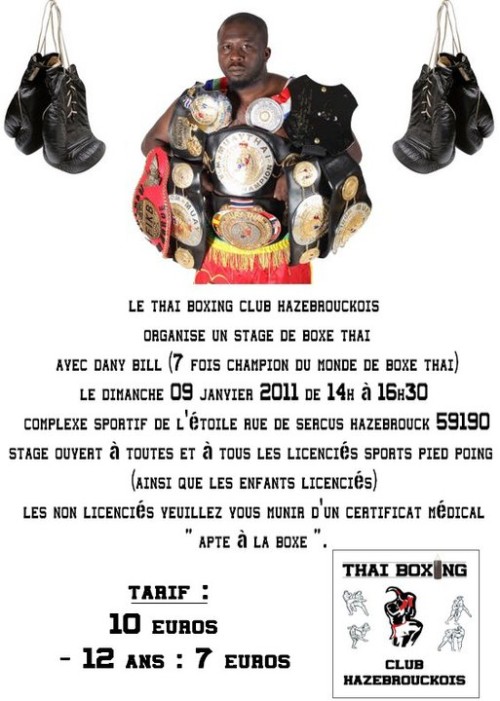 Stage de boxe Thai avec Dany Bill