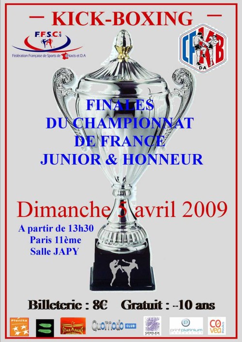 Finales du Championnat de France de Kickboxing