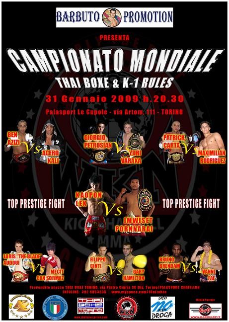 Campionato Mondiale Thai Boxe & K-1 Rules