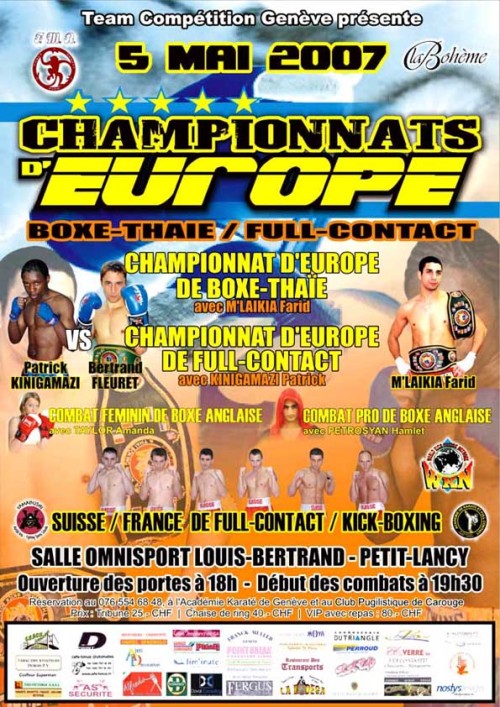 Championnats d'Europe de Boxe-Thaie