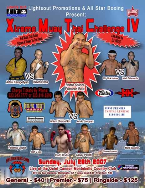 Xtreme Muay Thai Challenge IV