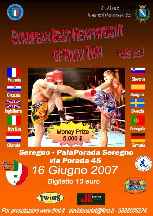 European Best Heavyweight of Muay Thai