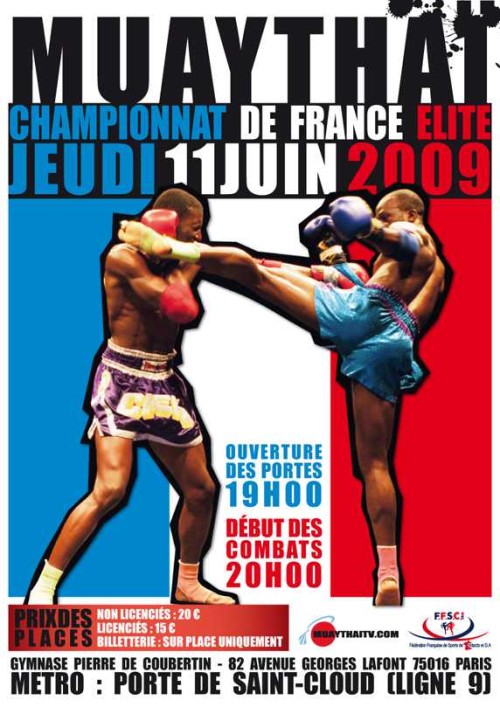 Championnat de France de Muaythai Classe A