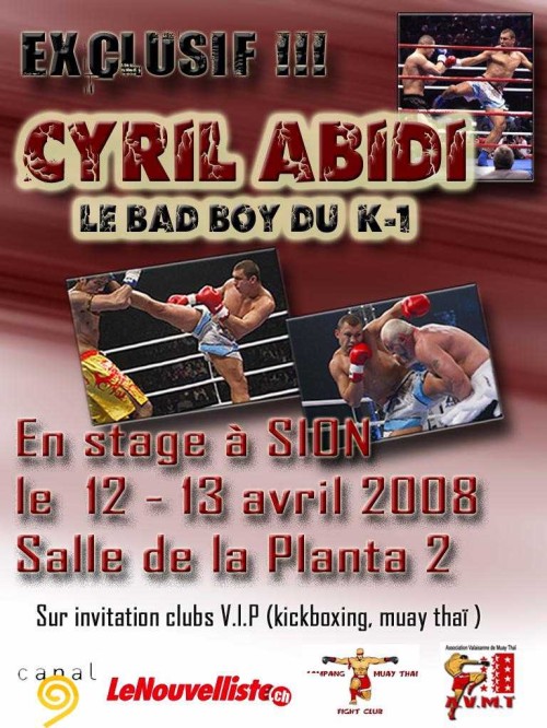 Stage avec Cyril ABIDI (K-1) en Suisse