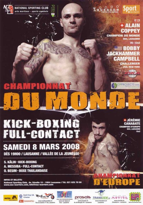 Championnat du Monde : COPPEY vs CAMPBELL