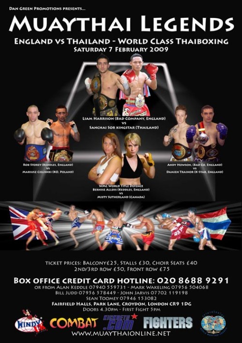 Muaythai Legends - England VS Thailand