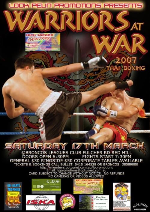 Warrios at Wars 2007