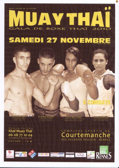 Gala de boxe Thailandaise