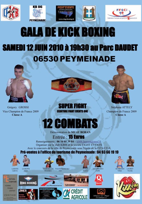 Gala de Kick Boxing de Peymeinade