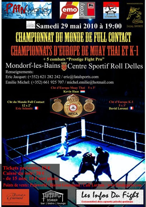 Championnat d'Europe WFCA Muay Thaï