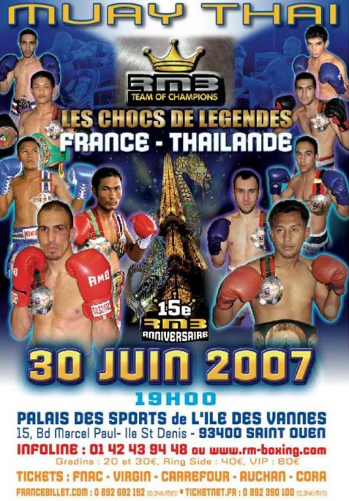 Les chocs de Légendes : France VS Thailande