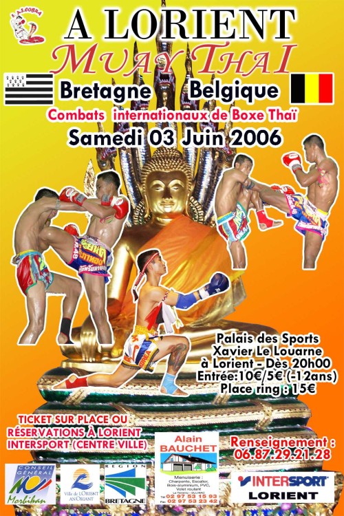 Lorient : Muaythai France - Belgique