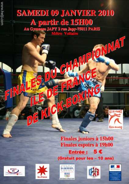 Finales du Championnat d'Ile de France de Kick-Boxing 2009
