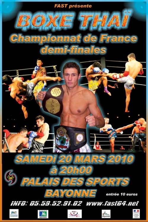 1/2 finales Championnat de France de Muaythai 2009