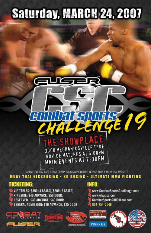 Combat Sports Challenge 19