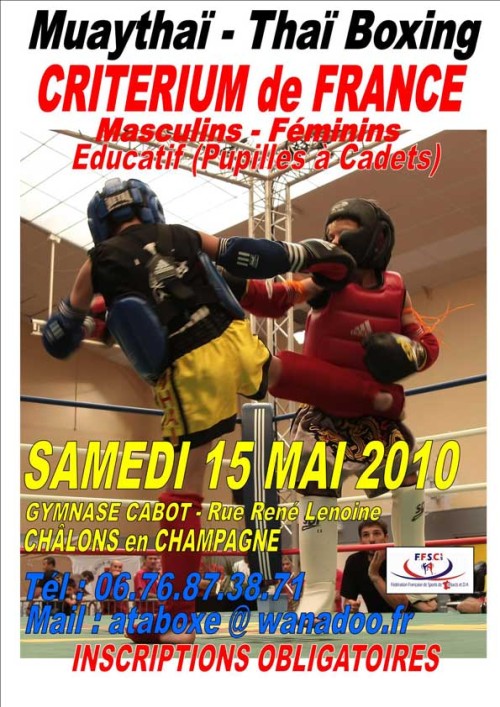 Critérium de France éducatif FFSCDA