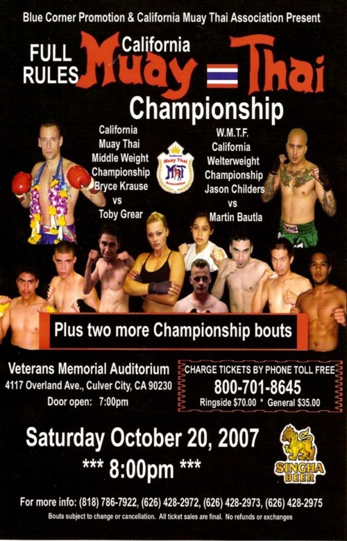 California Muay Thai Championship